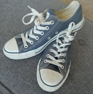 Navy Blue Converse - Size 6